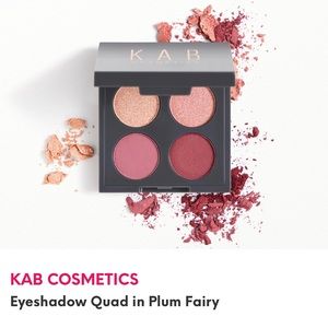 KAB cosmetics Eyeshadow Quad in Plum Fairy